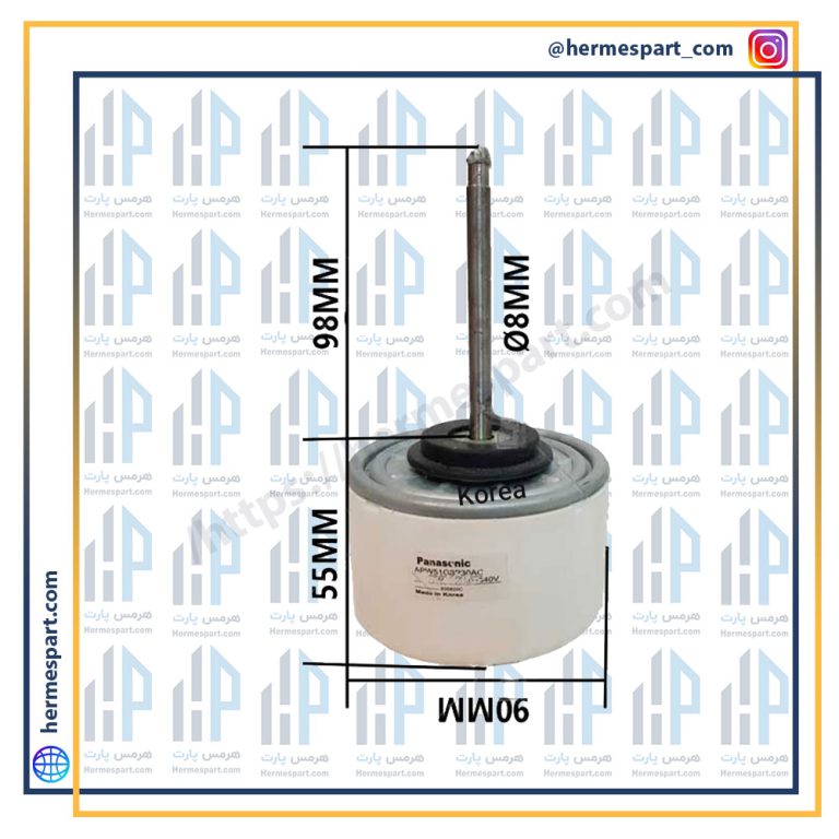 موتور فن داخلی کولر گازی 56 وات پاناسونیک مدل APW51G3P30AC کولر میتسوبیشی MSGF