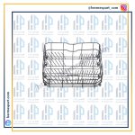 سبد ماشین ظرفشویی کندی | خرید سبد ماشین ظرفشویی کندی