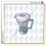 پارچ مخلوط کن بلندر ته گرد