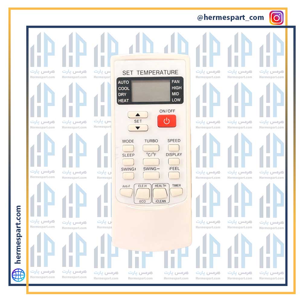 کنترل-جنرال-YKR-H-102E کنترل کولر گازی جنرال مدل YKR-H-102E